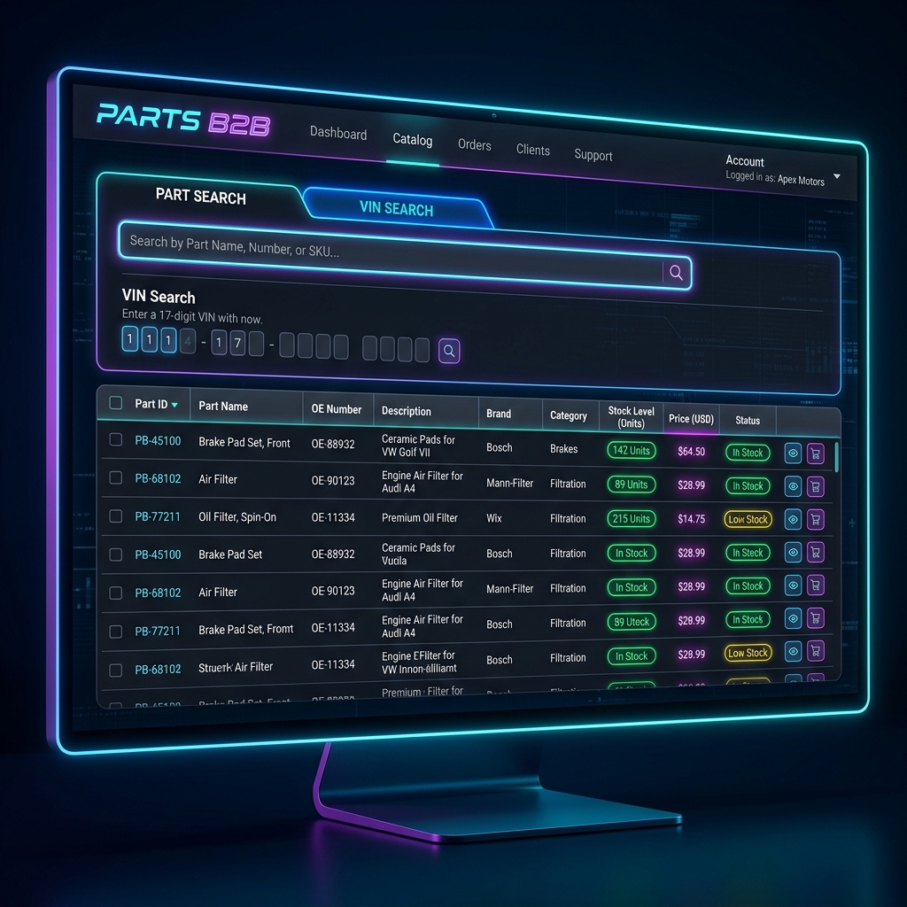 B2B-портал автозапчастей
